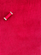 4.5 Wale Cotton Washed Jumbo Corduroy Crimson Red