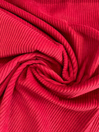 4.5 Wale Cotton Washed Jumbo Corduroy Crimson Red