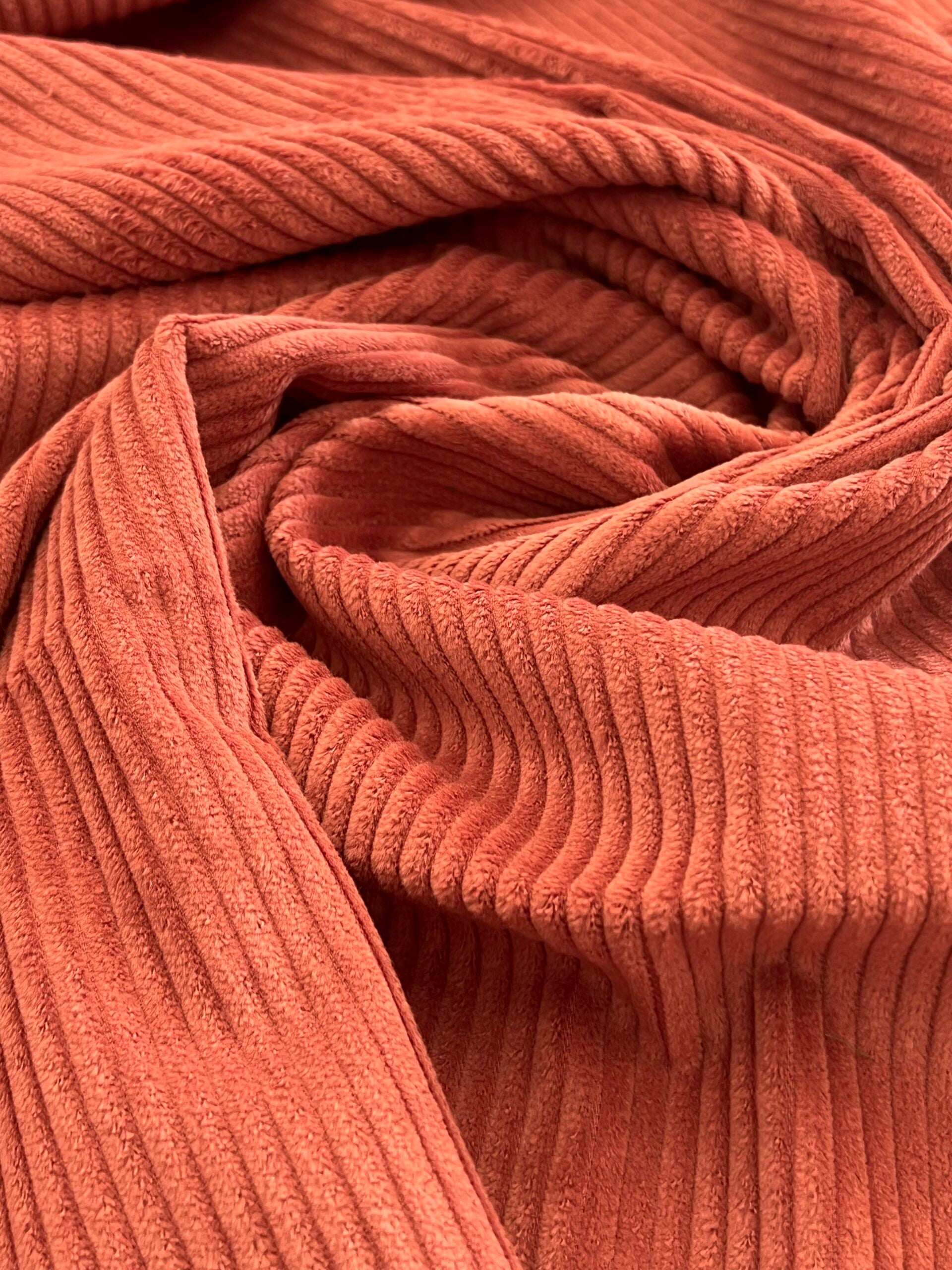 4.5 Wale Cotton Washed Jumbo Corduroy Gingerbread