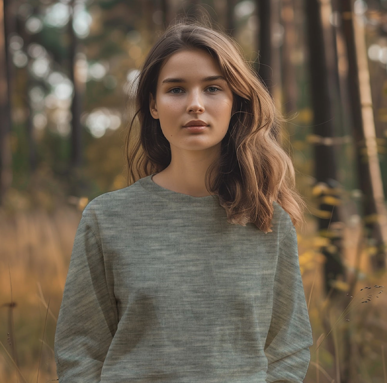 Dark Grey Merino Wool Jersey Knit