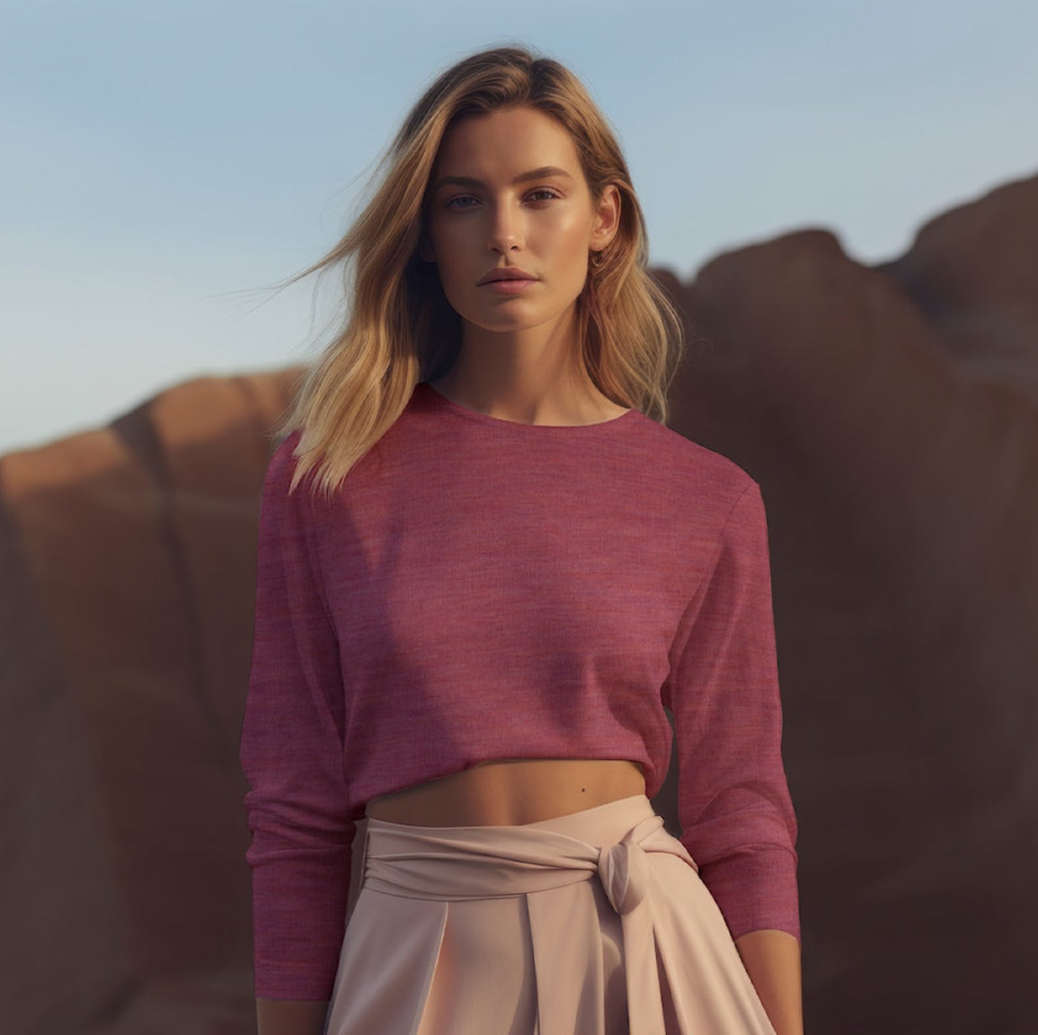 Dark Grey Merino Wool Jersey Knit