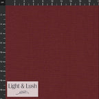 Red Wine Cotton And Linen Blend (Linco) By Light And Lush