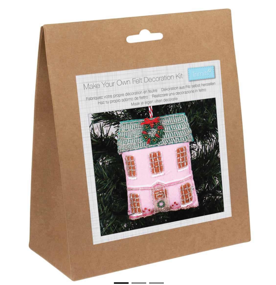 Felt Decoration Kit - Beaded House