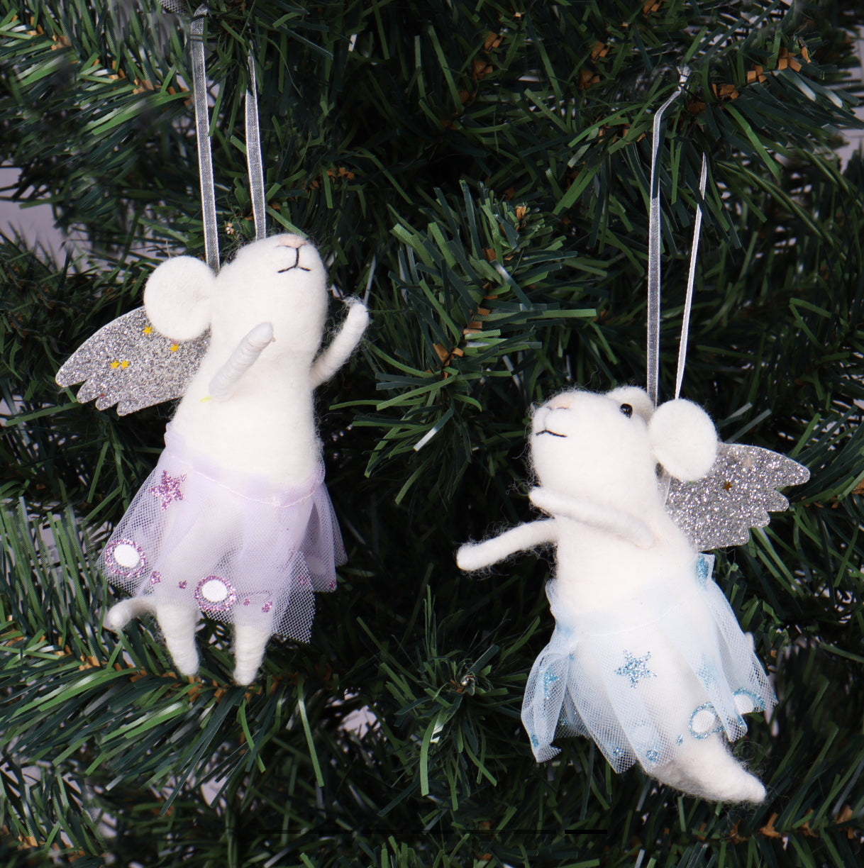 Needle Felting Kit - Angel Star Mice