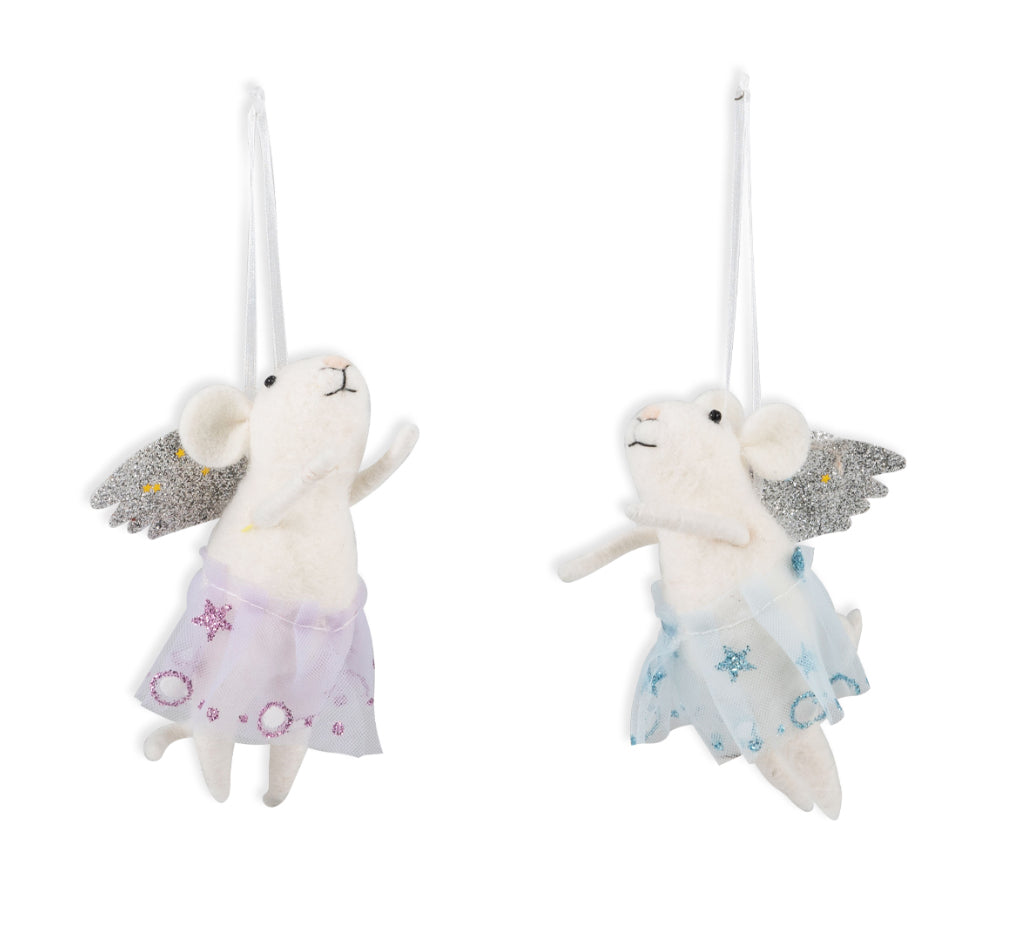 Needle Felting Kit - Angel Star Mice