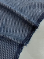 Gingham Seersucker - Blue