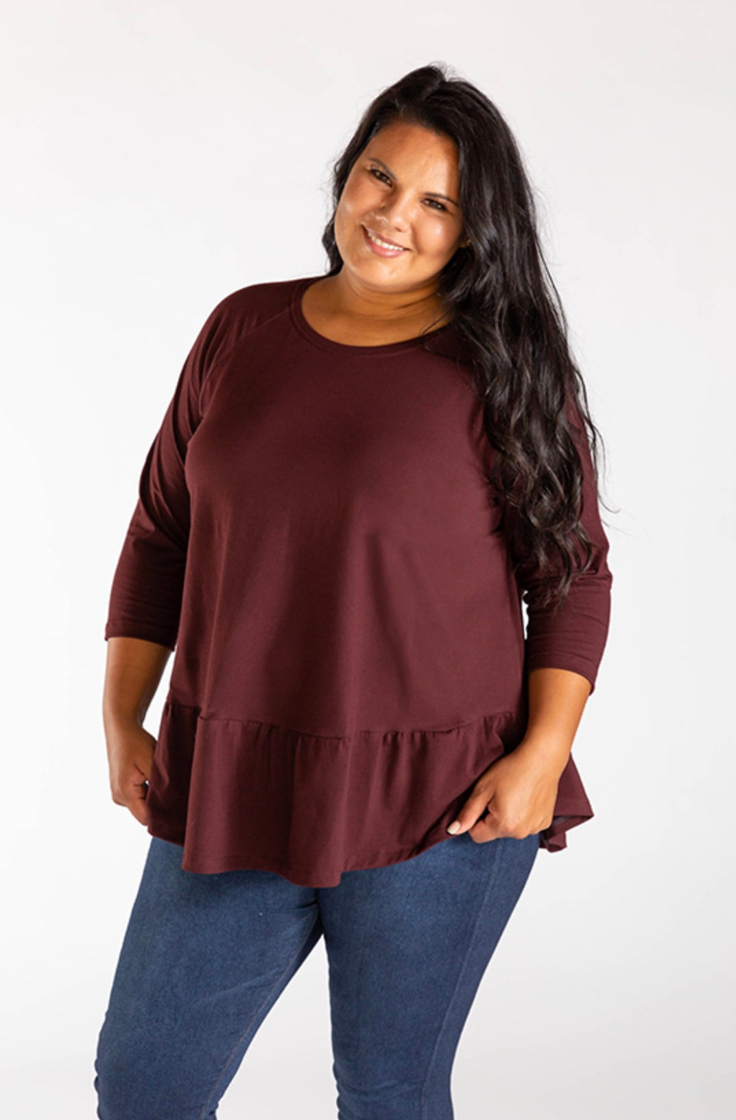 Waterfall Raglan Top And Dress By Chalk And Notch