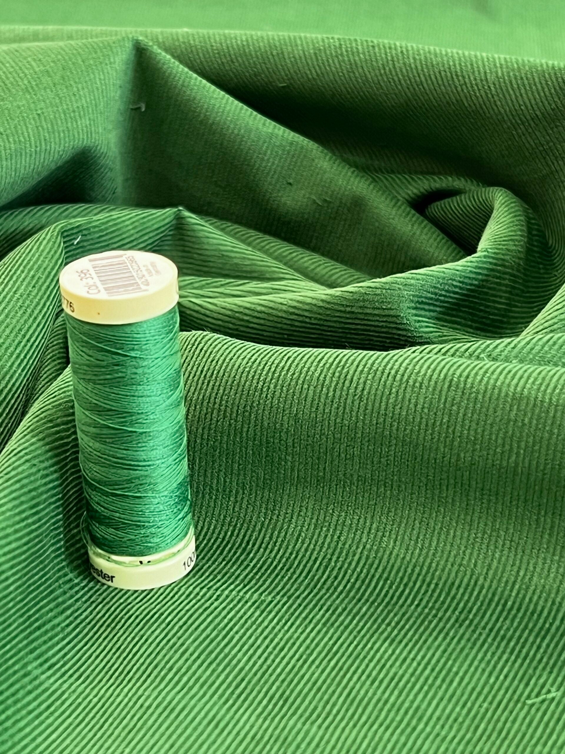 21 Wale Cotton Needlecord - Emerald Isle