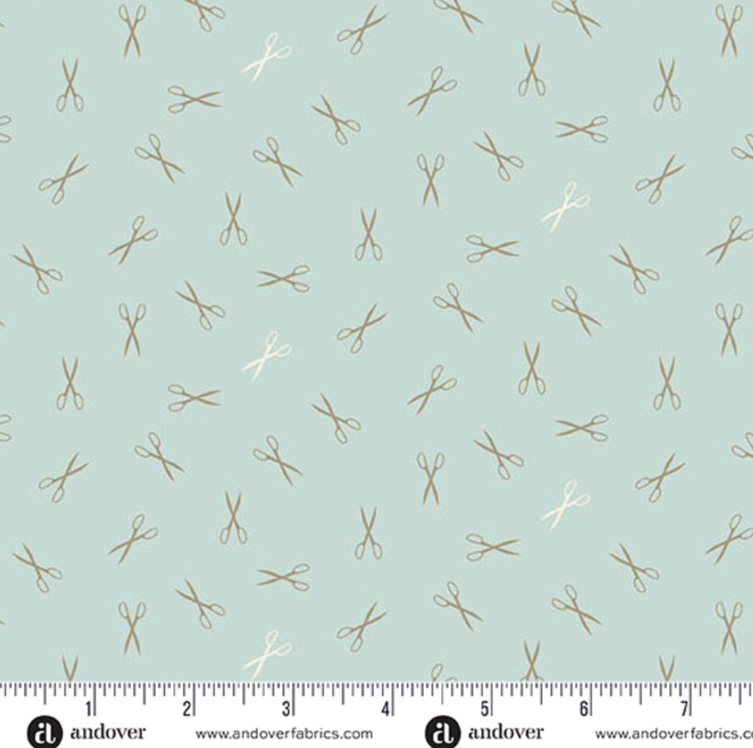 Sewing Bird 1612 LB Scissors By Edyta Sitar At Laundry Basket Quilts For Andover Fabrics