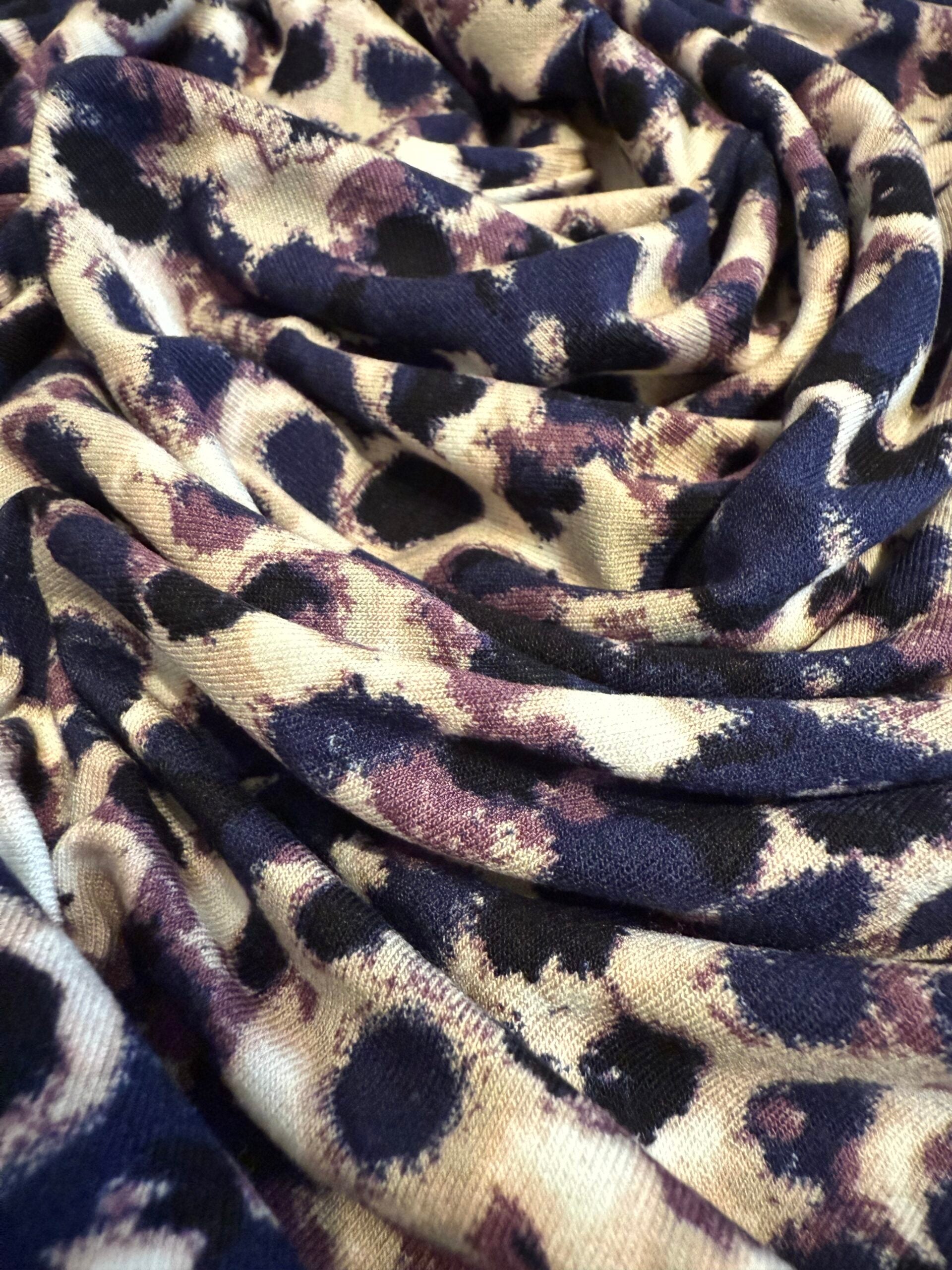Violet Viscose Jersey Knit 80cm Remnant