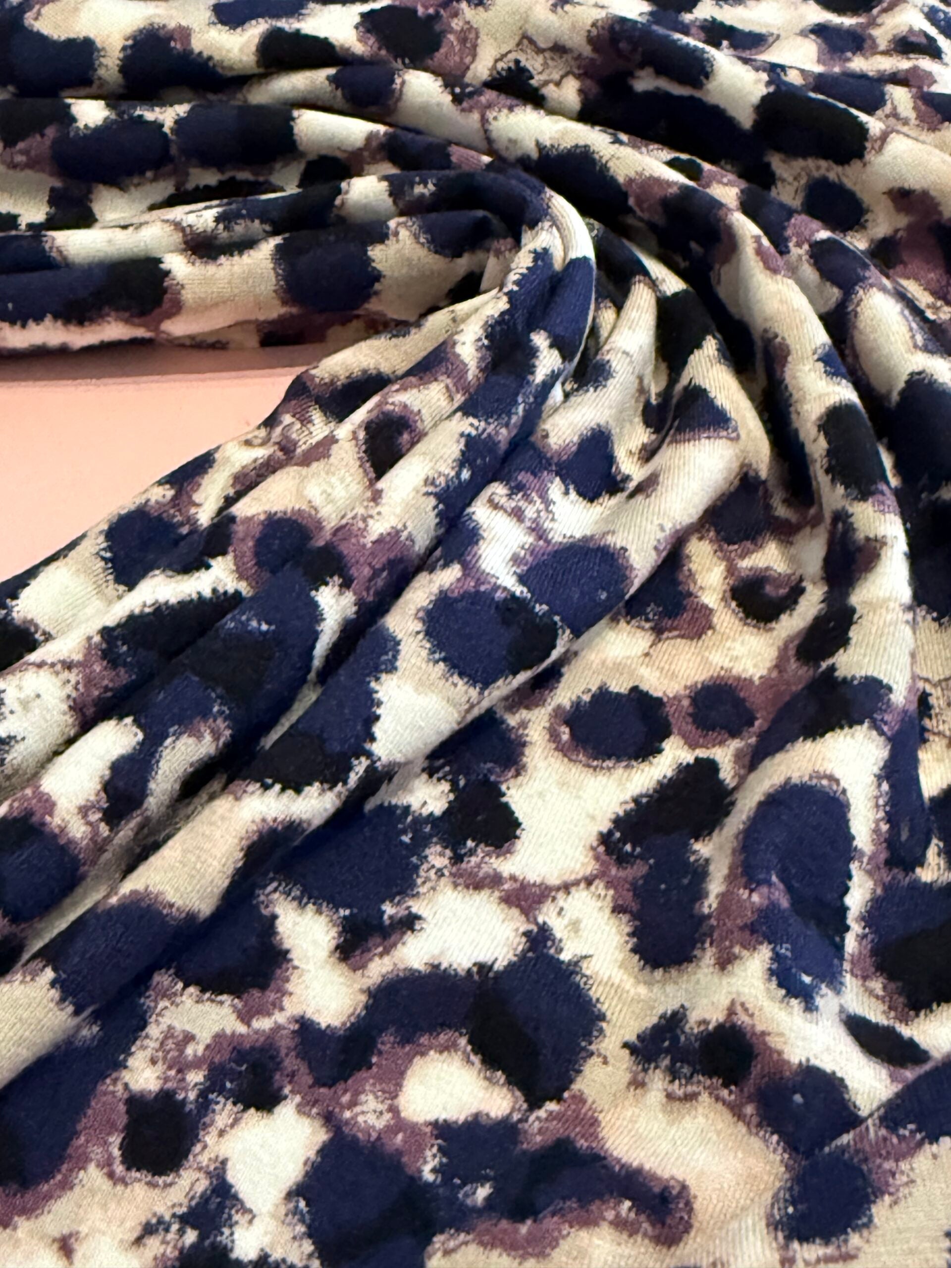 Violet Viscose Jersey Knit 80cm Remnant