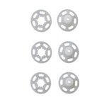 Prym 347159 Round, Plastic Snap Fasteners 10mm