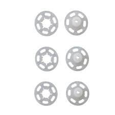 Prym 347159 Round, Plastic Snap Fasteners 10mm
