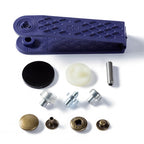 Prym 390299 Anorak Press Fasteners Antique Brass 15 mm