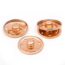 Prym 341802 Rose Gold Snap Fasteners 30mm