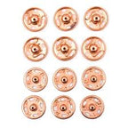 Prym 341800 Rose Gold Snap Fasteners 15mm