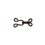 Prym 261453 Black Fur Hooks And Eyes