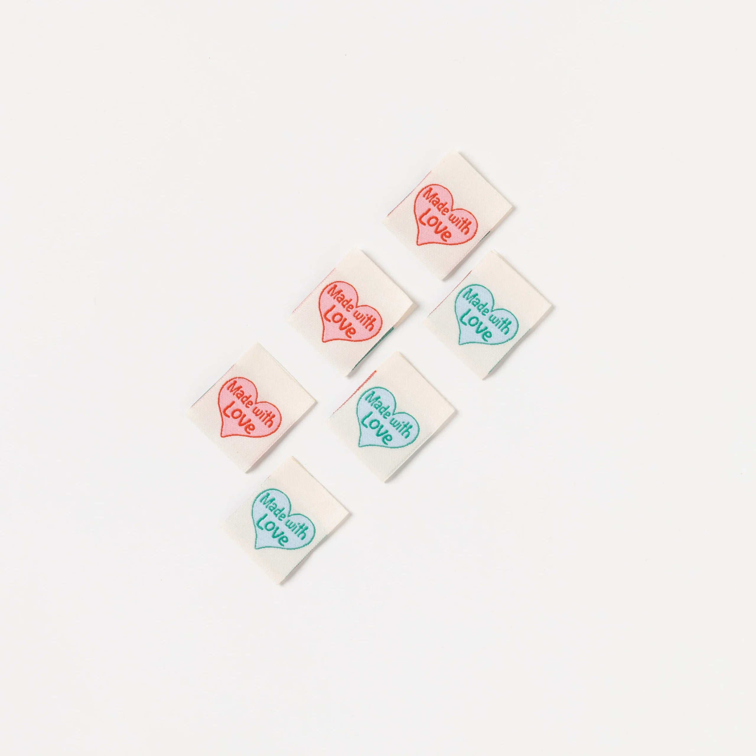 Made With Love Woven Labels By Little Rosy Cheeks