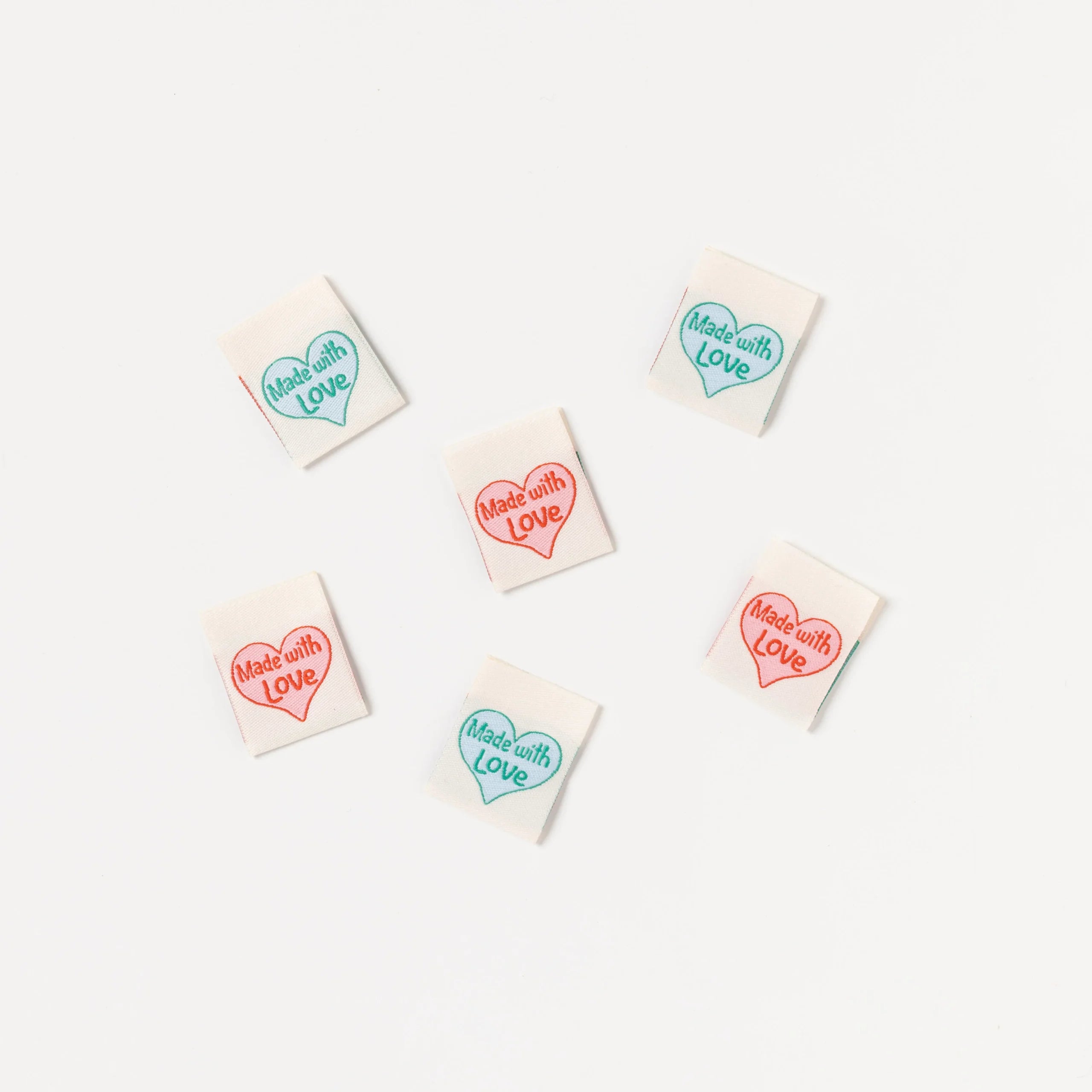 Made With Love Woven Labels By Little Rosy Cheeks