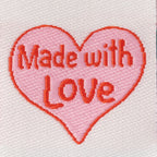 Made With Love Woven Labels By Little Rosy Cheeks