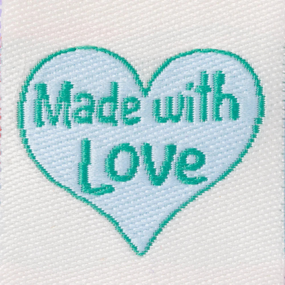 Made With Love Woven Labels By Little Rosy Cheeks