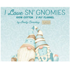 I Love Sn'Gnomies HGF9638 - Cotton Flannel by Shelly Comiskey for Henry Glass and Co