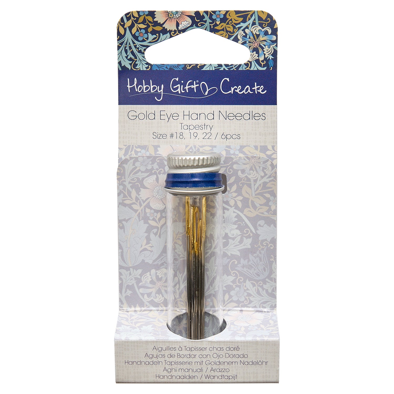 Gold Eye Tapestry Hand Needles Assorted Sizes - Arts And Crafts Hobby Gift Create