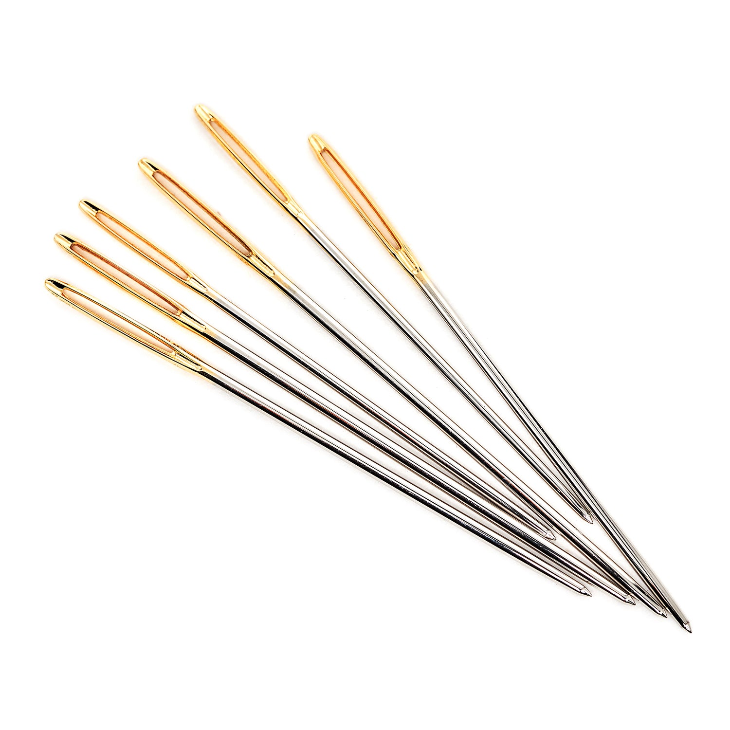 Gold Eye Tapestry Hand Needles Assorted Sizes - Arts And Crafts Hobby Gift Create