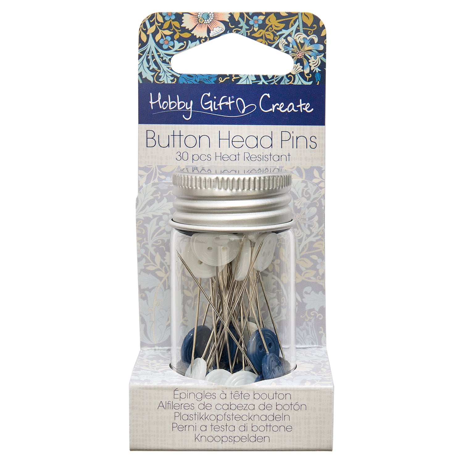 Button Head Pins - Arts And Crafts By Hobby Gift Create