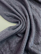 Navy Blue Cable Knit