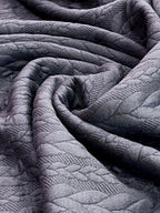 Navy Blue Cable Knit