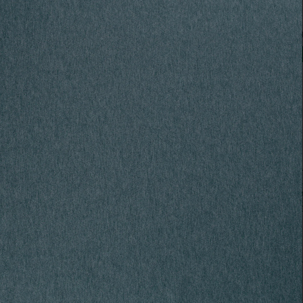 Stretch Washed Denim Twill - Petrol Blue