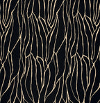 Abstract Viscose Twill - Black