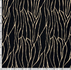 Abstract Viscose Twill - Black