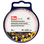 Prym 028485 Quilting Pins, Plastic-headed 45x0.65mm 15g