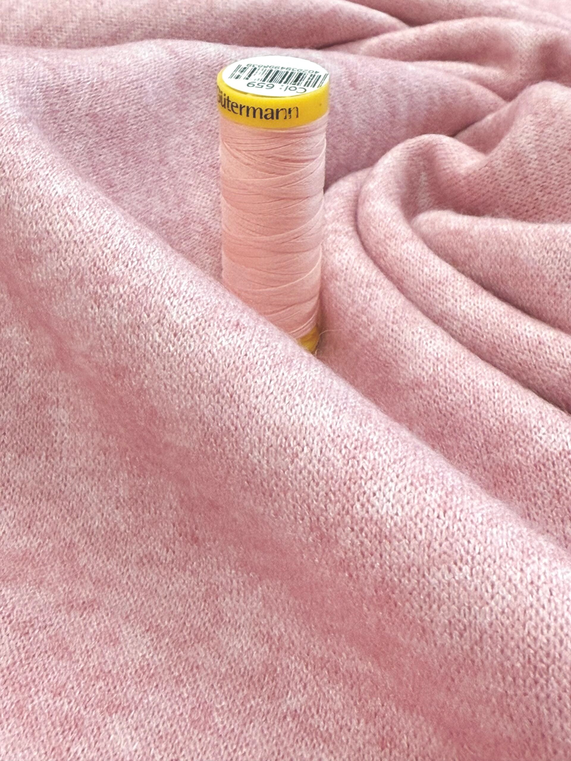 Knitted Melange Pale Pink