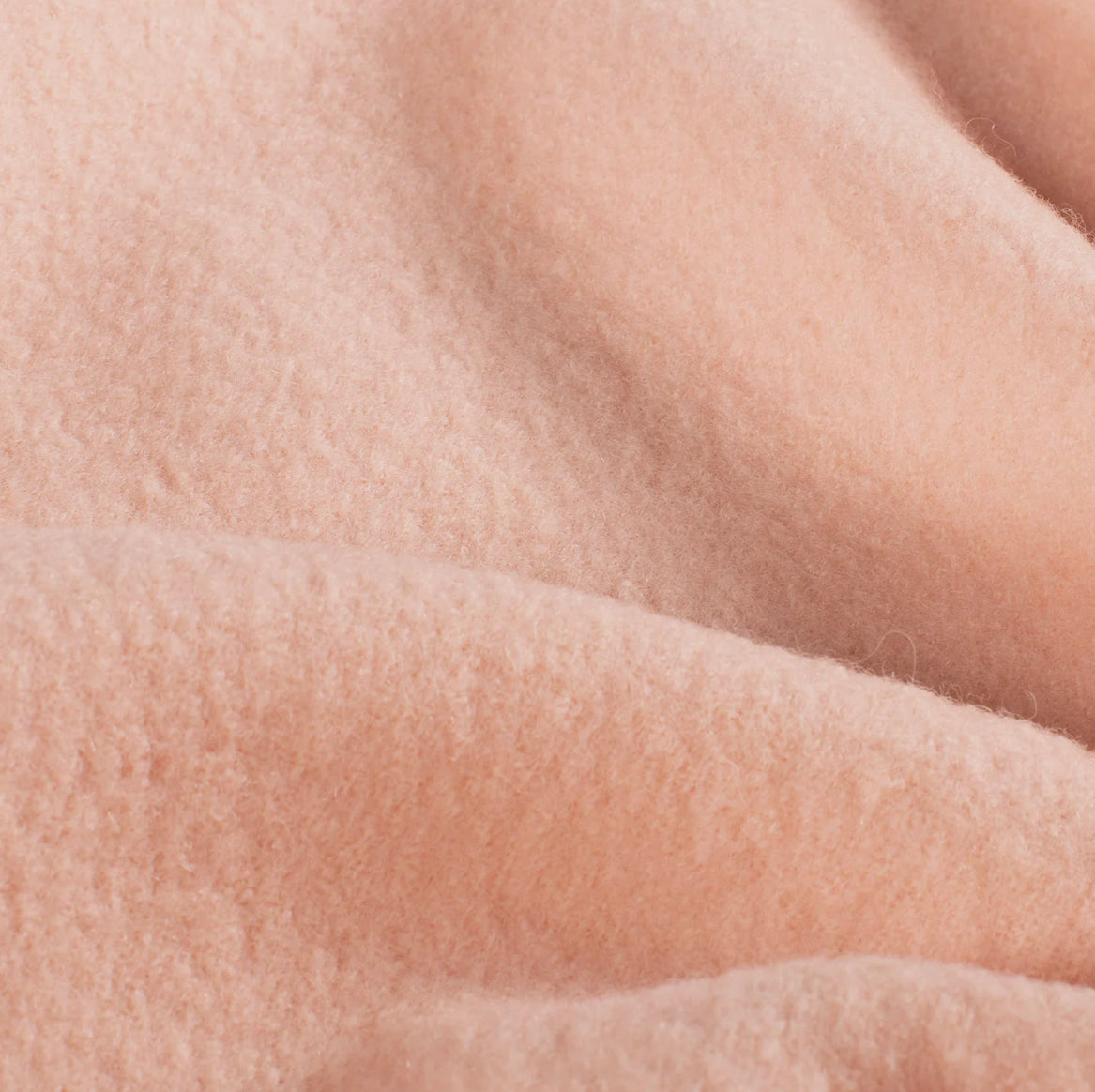 Salmon Pink Boiled Wool