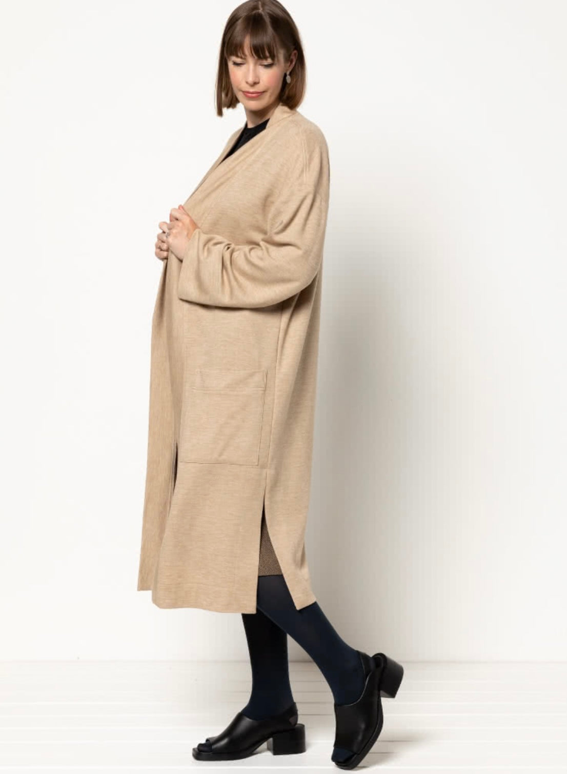 Style Arc Sigrid Knit Coat