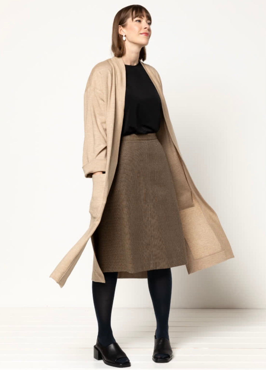 Style Arc Sigrid Knit Coat