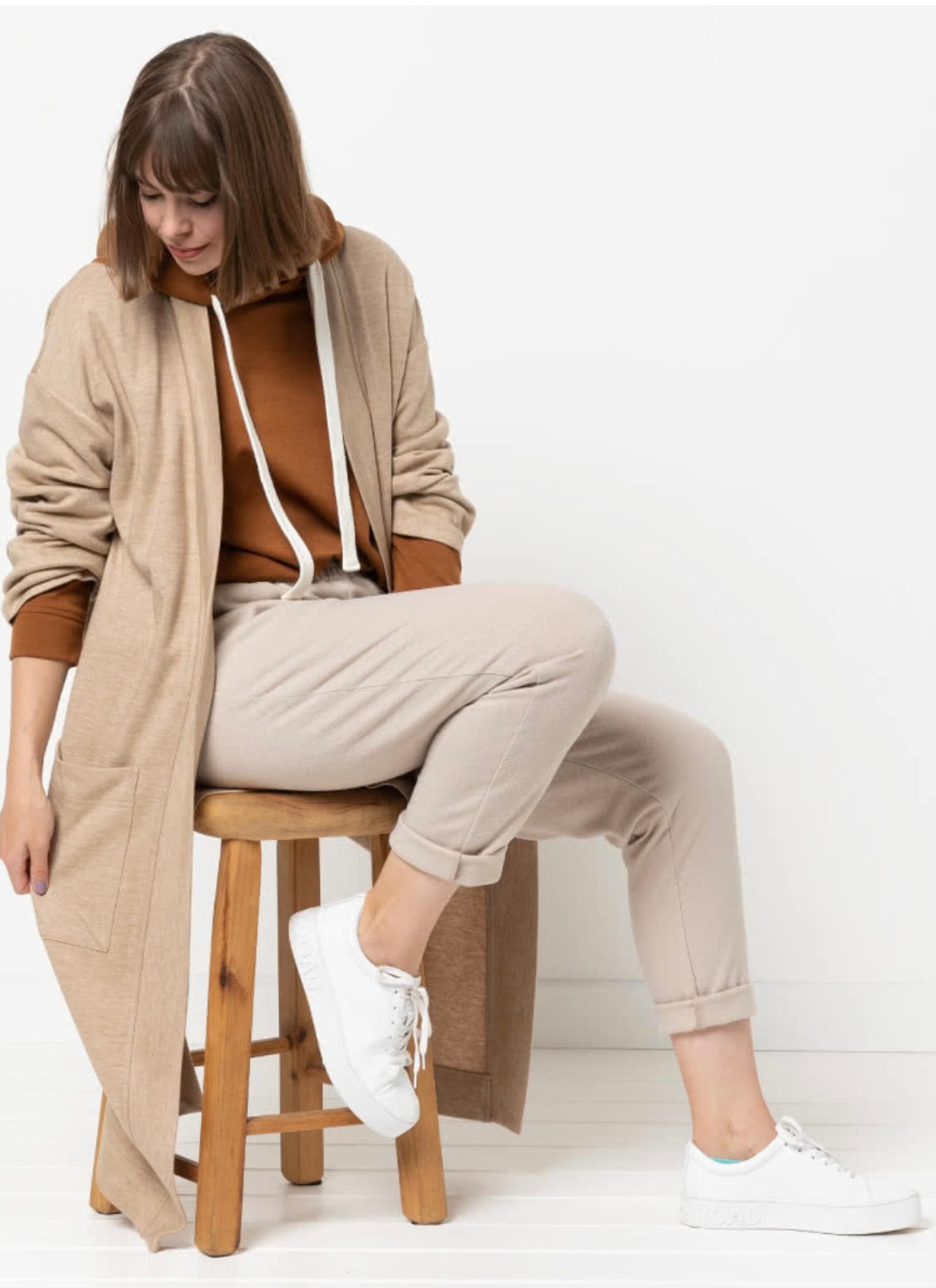 Style Arc Sigrid Knit Coat