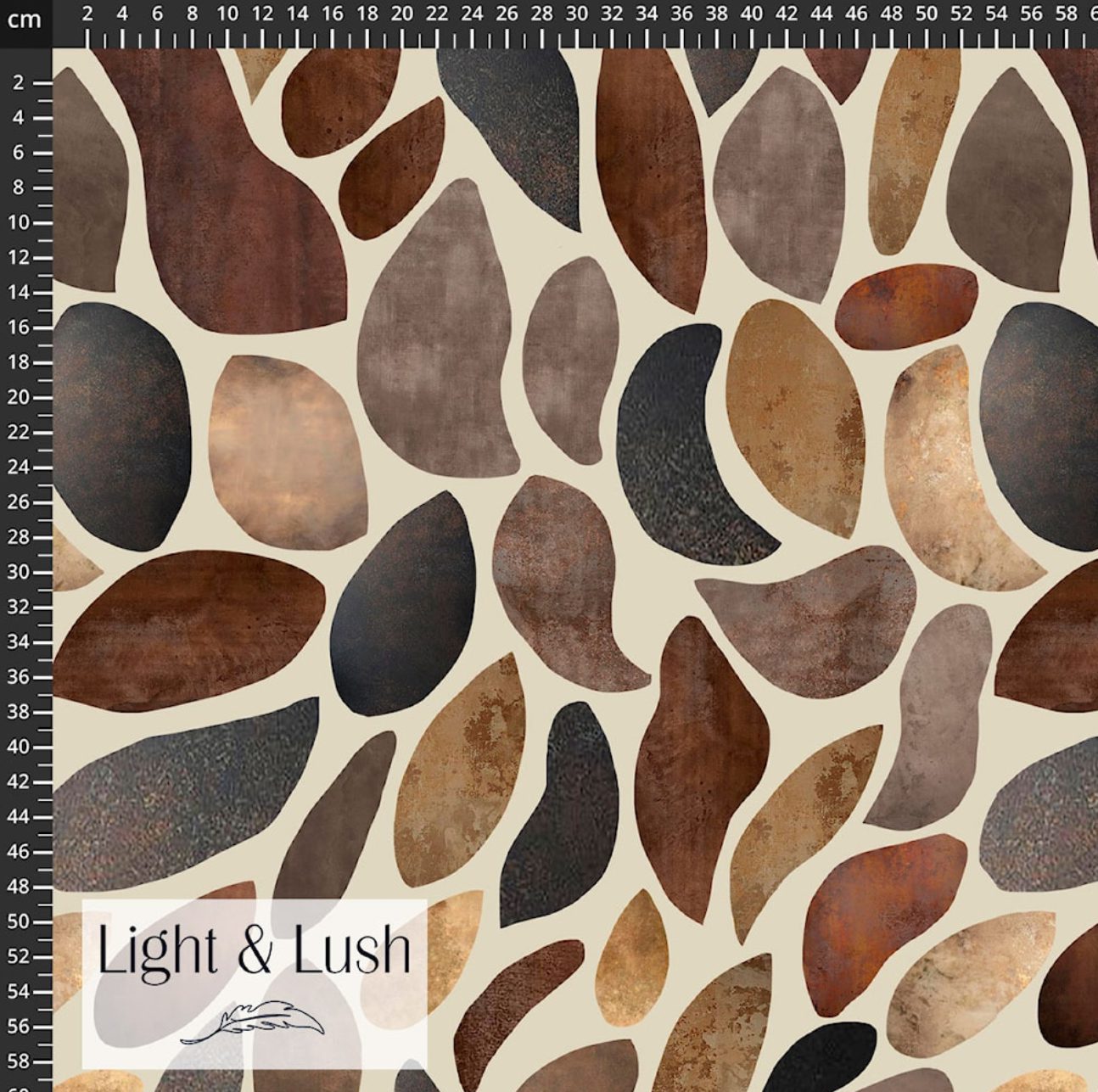 Light & Lush Viscose By Stof Of Denmark - Pebbles