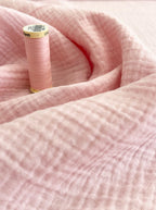 Pale Pink Double Gauze Cotton