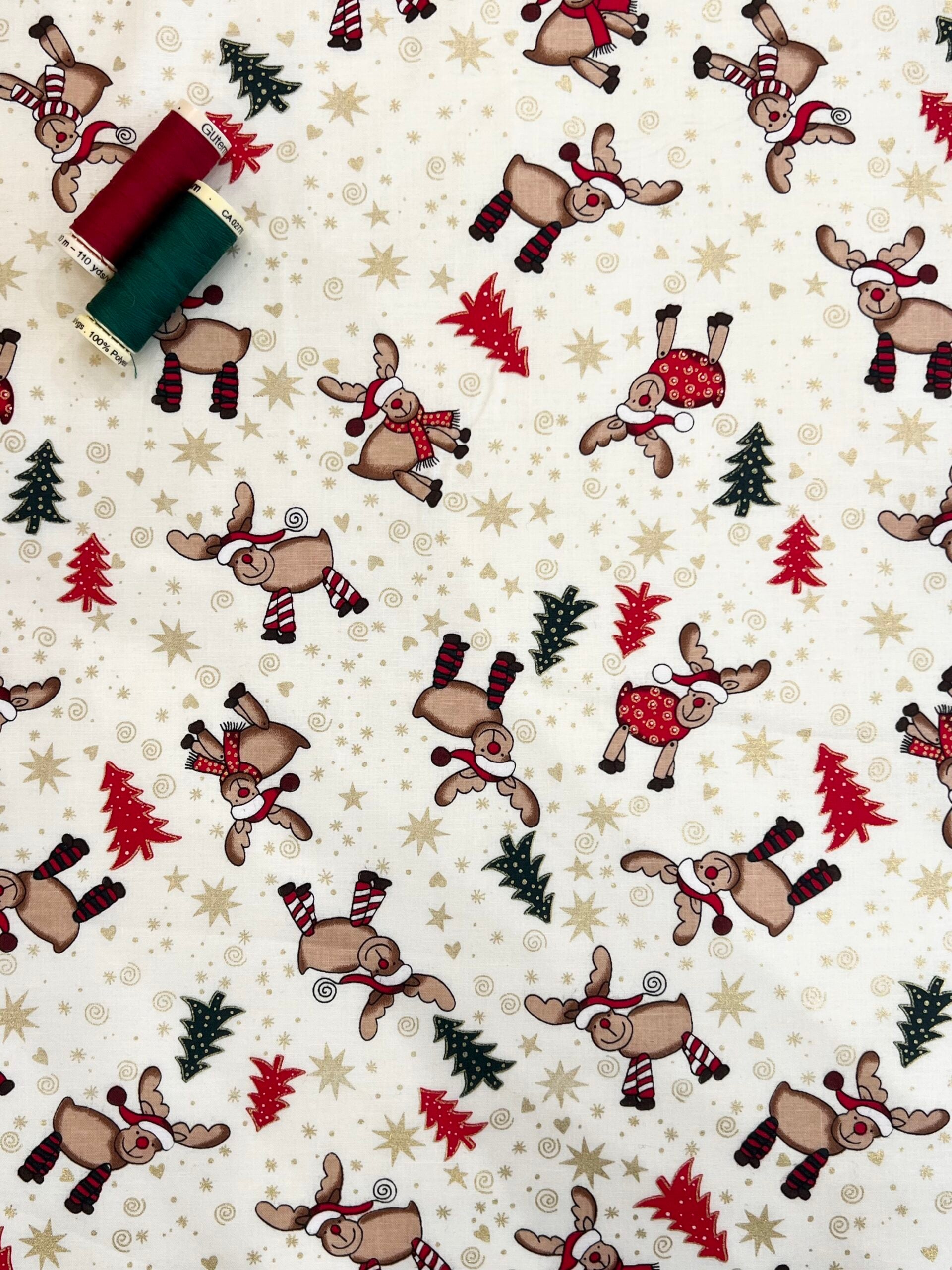 Reindeer Christmas Cotton