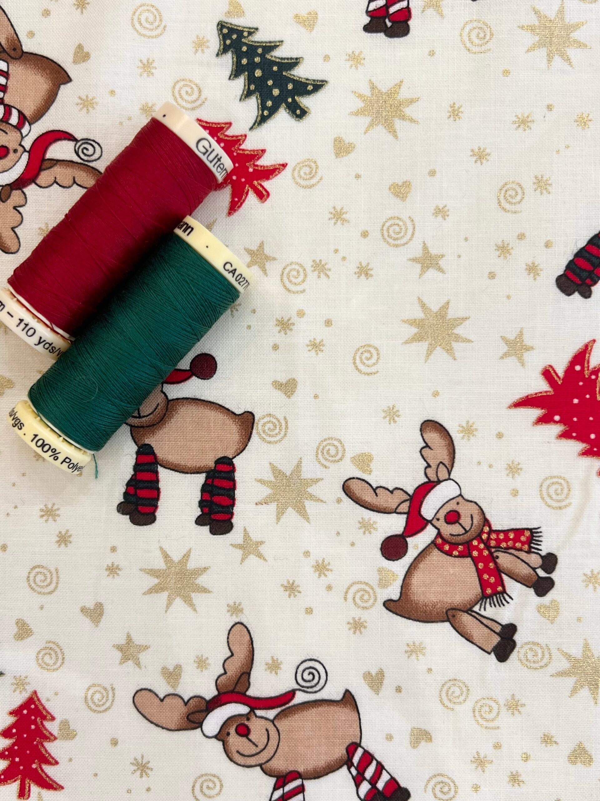 Reindeer Christmas Cotton