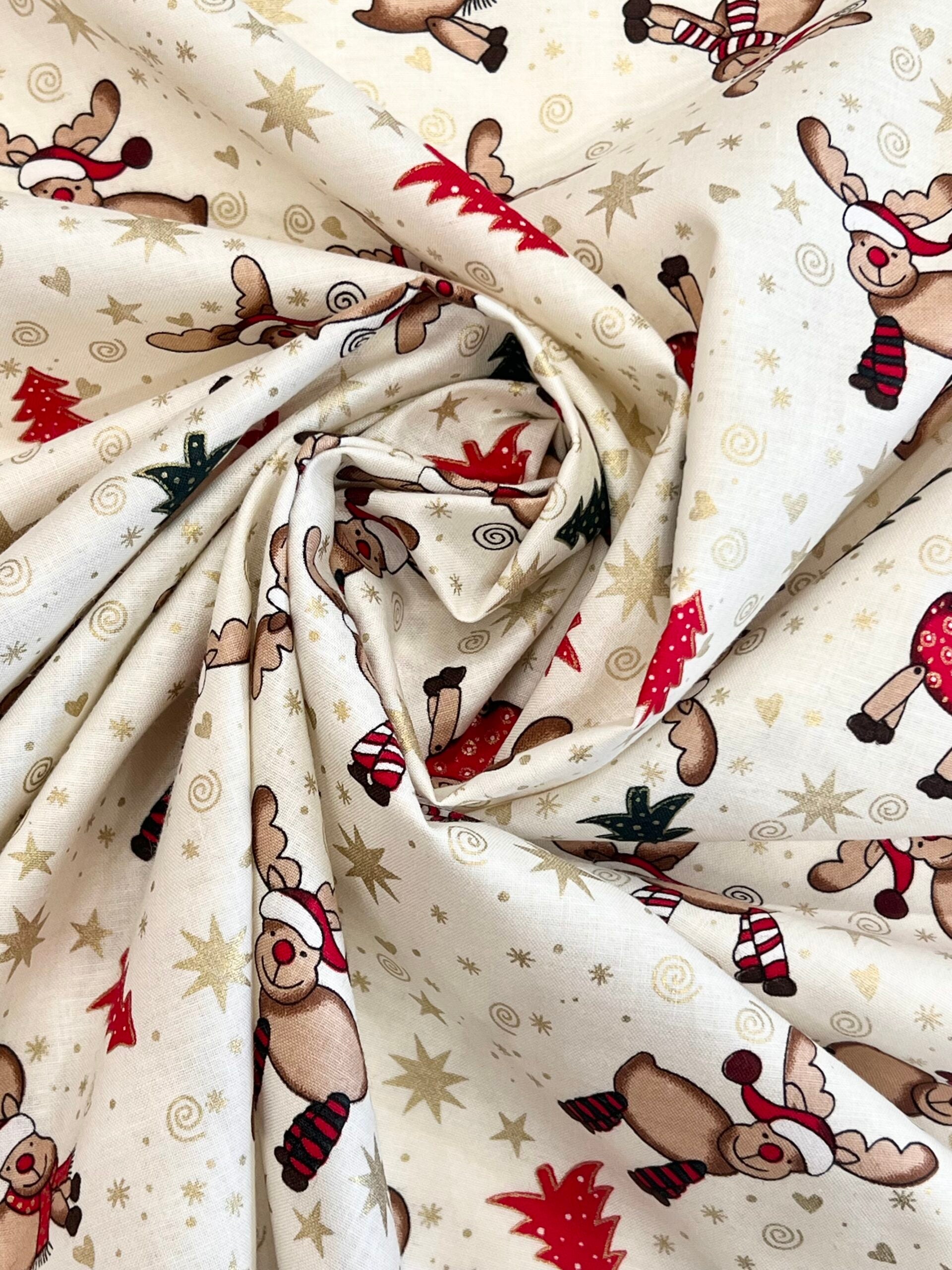 Reindeer Christmas Cotton
