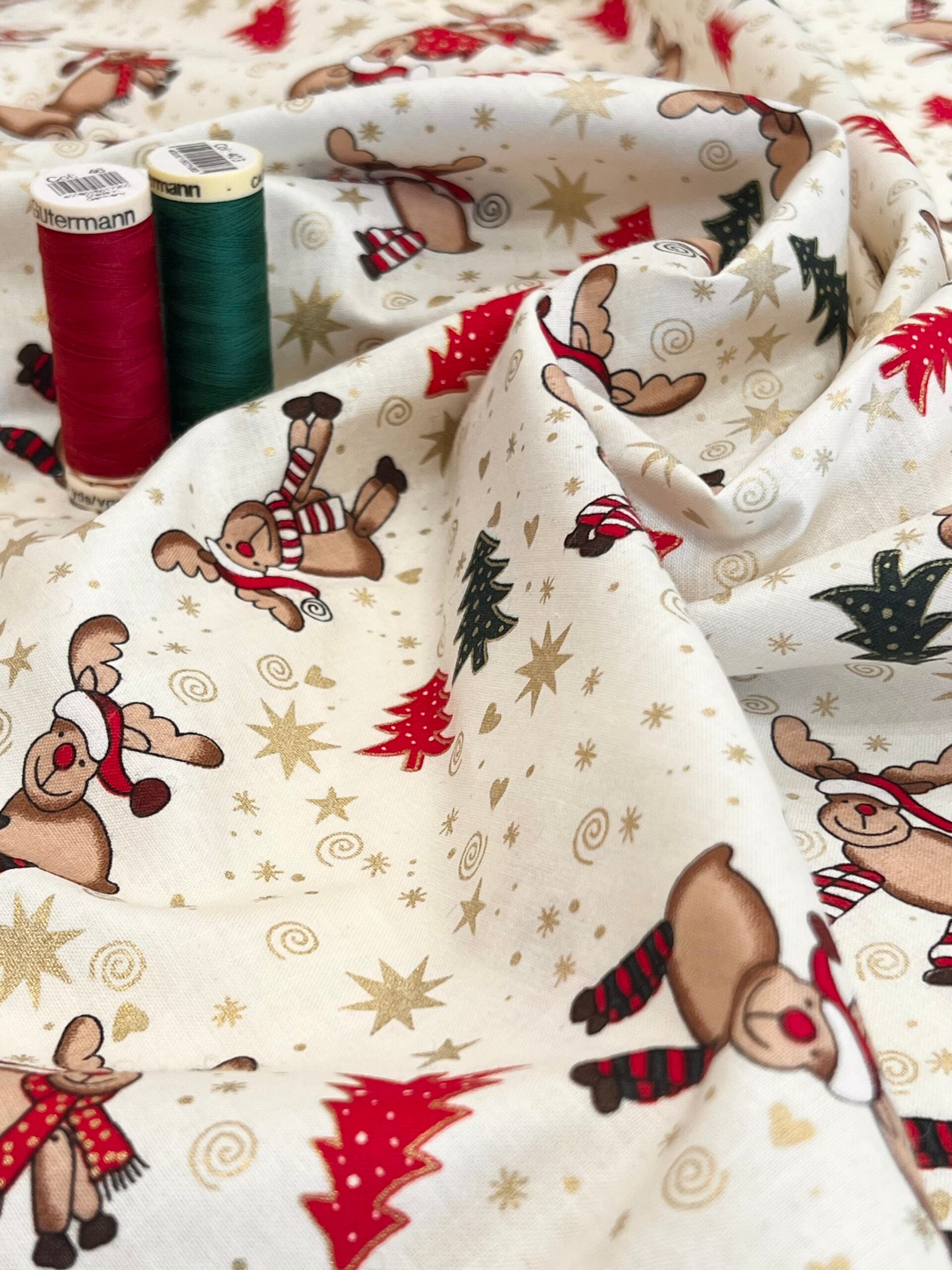 Reindeer Christmas Cotton