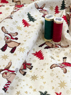 Reindeer Christmas Cotton