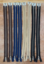 YKK Nickel Free Brass Metal Open End Zip 41cm/16 inch Various Colours