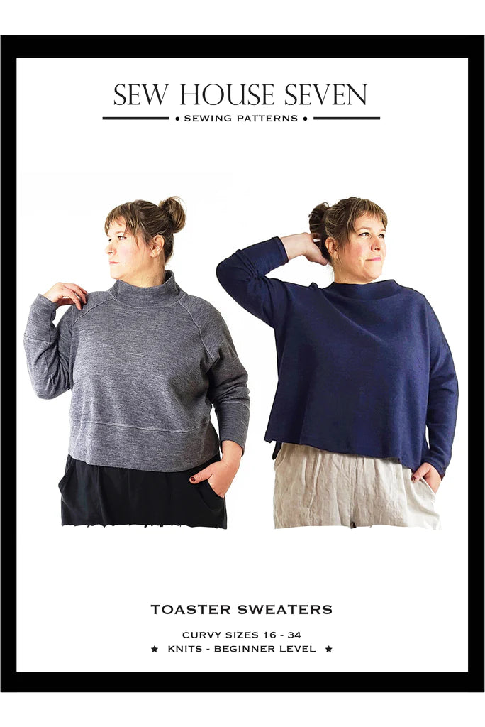 Toaster Sweaters By Sew House Seven Curvy Sizes 16-34