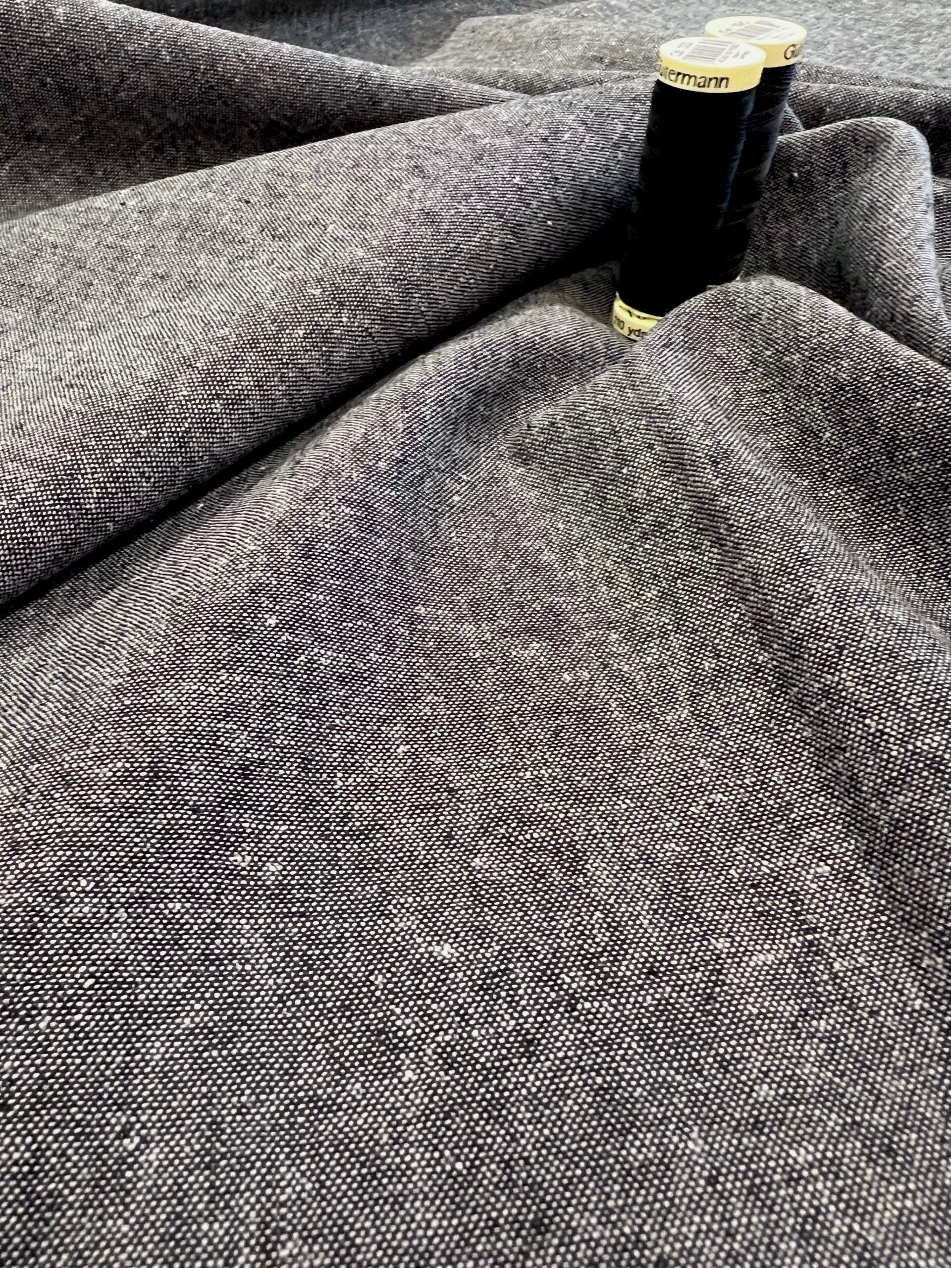 Robert Kaufman Essex Yarn Dyed Charcoal